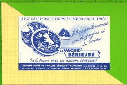Buvard & Blotting Paper :La VACHE SERIEUSE  Fromage  (Attention Buv Differents )1 - Dairy