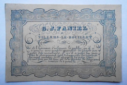 G.J. Faniel, Villers-Le-Bouillet, Vente De Fagots Au Prix De 10 Florins De Liège à L'Abbaye De La Paix-Dieu - ... - 1799