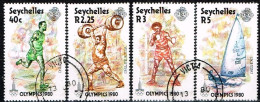 SEYCHELLES / Oblitérés / Used / 1980 - JO Moscou - Seychelles (1976-...)