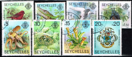 SEYCHELLES / Oblitérés / Used / 1980 - Série Courante / Flore Et Faune (série Courante) - Seychelles (1976-...)