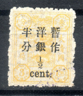 China Chine : (252) 1897 Empire SG 78(o) - Unused Stamps