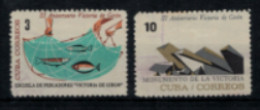 Cuba - "3ème Anniversaire De La Victoire De Giron" - Série Oblitérée N° 705 à 706 De 1964 - Used Stamps
