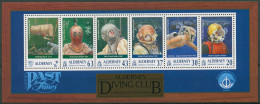 Alderney 1998 Tauchverein Tauchgeräte Block 4 Postfrisch (C90368) - Alderney