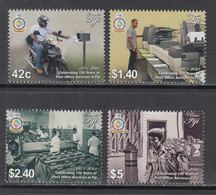 2021 Fiji Post Office Services Motorcycles Letterboxes  Complete Set Of 4 MNH @ BELOW FACE VALUE - Fidji (1970-...)