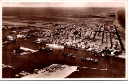 23-1-2024 (2 X 6) Egypt - (very Old B/w) Suez Canal Office - Port Said (with Many Ship) - Suez