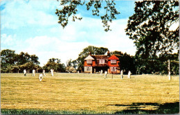 23-1-2024 (2 X 6) UK - (colorised B/w) Cricket ? Play At Gilwellbury - Gilwell Park - Cricket