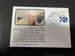 23-1-2024 (2 X 7) Australia Most Disgraced Police Office Roger Rogerson Died Aged 83 (life Sentence For Murder) - Police - Gendarmerie