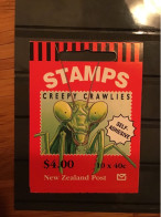 New Zealand 1997 Creepy Crawlies $4.00 Booklet MNH SG SB88 Mi 1528-37 - Carnets