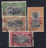 BELGISCH-CONGO 1921 - Canceled - Sc# 65-68 - Used Stamps