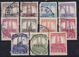 BELGISCH-CONGO 1941 - Canceled - Mi 190-200 - Complete Set! - Used Stamps