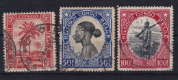 BELGISCH-CONGO 1942 - Canceled - Mi 201, 2034-206 - Gebraucht