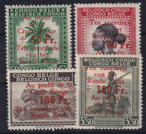 BELGISCH-CONGO 1947 - MNH - Mi 248-251 - Nuovi