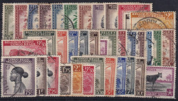 BELGISCH-CONGO 1942/43 - Canceled - Mi 204-244 - Used Stamps