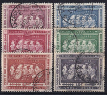 BELGISCH-CONGO 1958 - Canceled - Mi 337-342 - Used Stamps