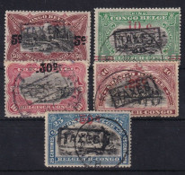 BELGISCH-CONGO 1909+ - Canceled - Mi 58-62 - Taxe - Neufs