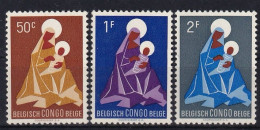 BELGISCH-CONGO 1959 - MNH - Mi 355-357 - Nuevos