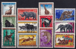 BELGISCH-CONGO 1959 - MNH - Mi 343-354 - Complete Set! - Ongebruikt