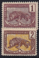 CONGO FRANCAIS 1900-04 - Canceled - YT 27, 28 - Used Stamps