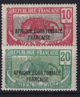 CONGO FRANCAIS 1925 - MLH - YT 93, 94 - Ongebruikt