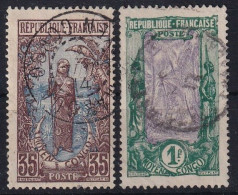 CONGO FRANCAIS 1907-17 - Canceled - YT 57, 62 - Used Stamps