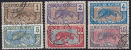 CONGO FRANCAIS 1907-17 - Canceled - YT 48-53 - Usados