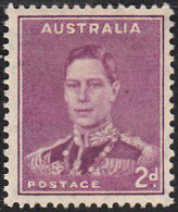 AUSTRALIA  SCOTT NO 182B  MINT HINGED  YEAR  1938 - Mint Stamps