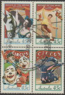 AUSTRALIA - USED 1997 $1.80 Circus Block Of Four - Gebraucht