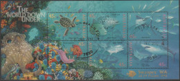 AUSTRALIA - USED 1995 $2.70 World Down Under Souvenir Sheet Overprinted SWANPEX - Gebruikt