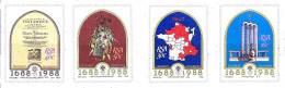 #60004 SOUTH AFRICA 1988  400 ° ANIV HUGONOTS RELIGION YV 644-7 MNH - Other & Unclassified