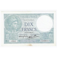 FAY 7/31 - 10 FRANCS MINERVE - 05/03/1942 - TACHE A 6h - PICK 84 - SUP - 10 F 1916-1942 ''Minerve''