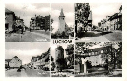 73952054 Luechow-Dannenberg Langestrasse Kirche Partie Am Markt Schlossturm Klin - Lüchow