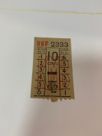 Hong Kong The Kowloon Motor Bus Co.,Ltd Old Ticket Rare - Brieven En Documenten