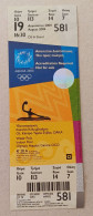 Athens 2004 Olympic Games -  Water Polo Unused Ticket, Code: 581 - Apparel, Souvenirs & Other