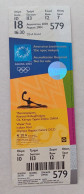 Athens 2004 Olympic Games -  Water Polo Unused Ticket, Code: 579 - Uniformes Recordatorios & Misc