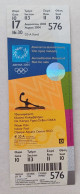 Athens 2004 Olympic Games -  Water Polo Unused Ticket, Code: 576 - Uniformes Recordatorios & Misc