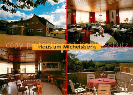 73731210 Mahlberg Bad Muenstereifel Haus Am Michelsberg Restaurant Terrasse Mahl - Bad Muenstereifel