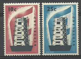 Netherlands 1956 Mi 683-684 MNH  (ZE3 NTH683-684) - 1956