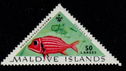 Maldives Cat 114 1963 Tropical Fish 50l  Holocentrus Diadema, Mint Hinged - Maldiven (...-1965)