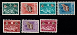 Maldives Cat 117-123 1963 Freedom From Hunger, Mint Hinged - Maldive (...-1965)