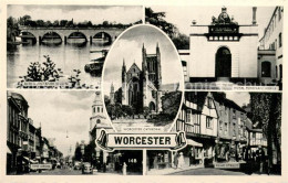 73781888 Worcester  UK Bridge And River Severn Royal Porcelain Works The Cross F - Andere & Zonder Classificatie