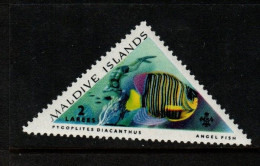 Maldives Cat 109 1963 Tropical Fish 2l Pygoplites Diacanthus, Mint Hinged - Maldivas (...-1965)