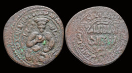 Islamic Anatolia&al-Jazira Artuqids  Nasir Al-Din Artuq Arslan AE Dirhem - Islamic