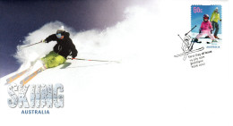 Australia 2011 Skiing Self-adhesive,FDI - Marcofilie