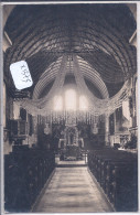 CARTE-PHOTO- EGLISE PAVOISEE- 1 ERE VUE-L ALLEE CENTRALE - To Identify