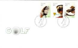 Australia 2011 Golf,Self-adhesive,FDI - Poststempel