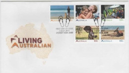 Australia 2011 Living Australians FDC - Bolli E Annullamenti