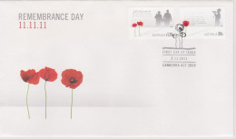 Australia 2011 Remembrance Day, FDC - Marcophilie