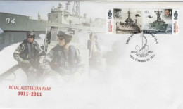 Australia 2011 Royal Australian Navy FDC - Postmark Collection