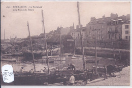 PORT-LOUIS- LE BOULEVARD ET LA RUE DE LA POINTE- LES BATEAUX - Port Louis