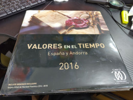 2016 - Espagne Et Andorre - Livre Annuel - Années Complètes